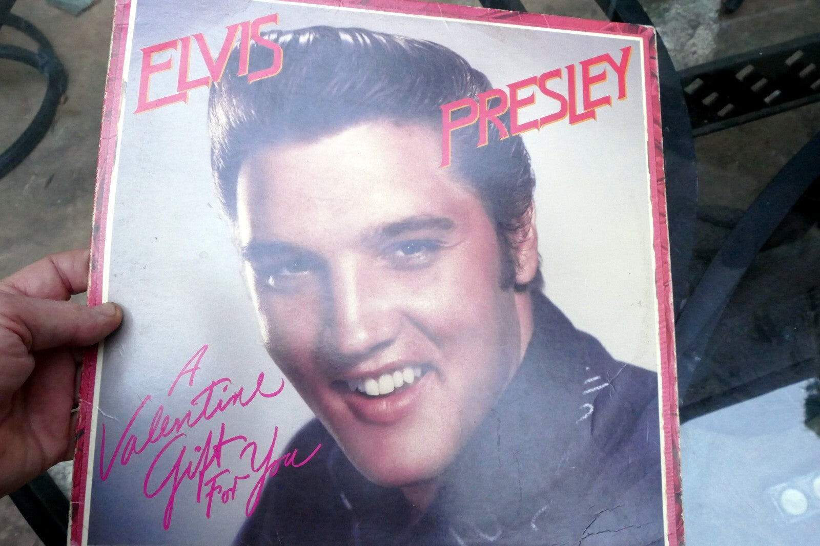 1985 Elvis Presley a Valentine Gift For You AFL1-5353 - ALBUM ART COVER ONLY