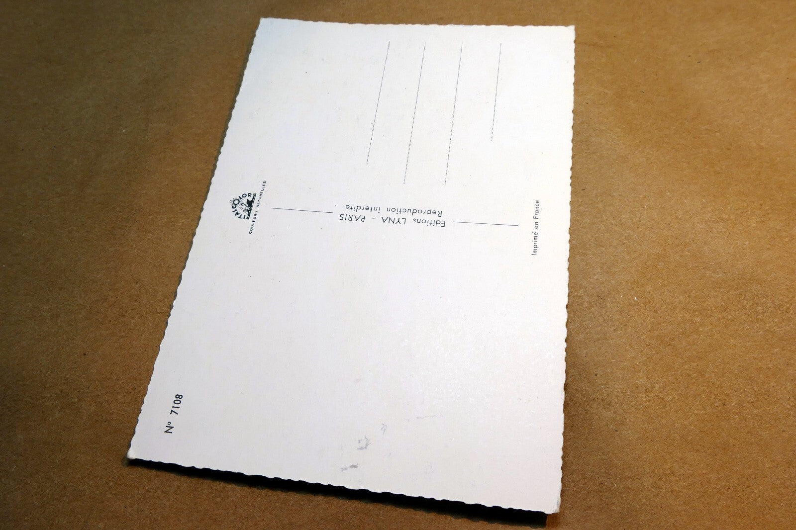 Donkey ne m'oubliez pas... postcard Paris (France) No 7108  - unposted