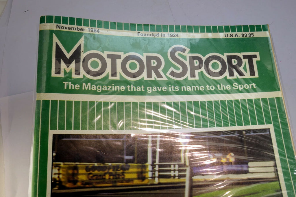 Motor Sport Magazine November 1984