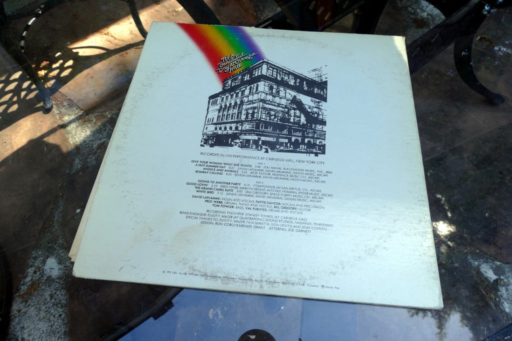 IT'S A BEAUTIFUL DAY AT CARNEGIE HALL   KC-31338 LP VINYL RECORD 1972 Columbia