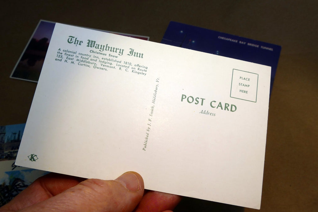 Mix lot of unposted Postcards from  USA  lot of 4  from 1970-80'sTetons Kansas