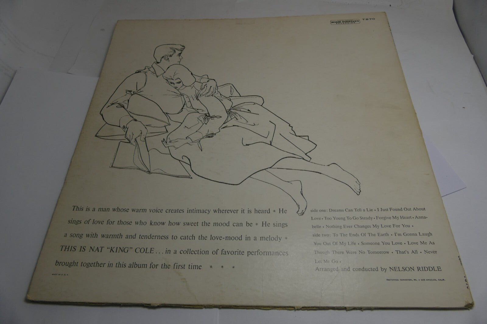 Nat King Cole - This Is Nat "King" Cole / [T870] 1962 Vinyl user
