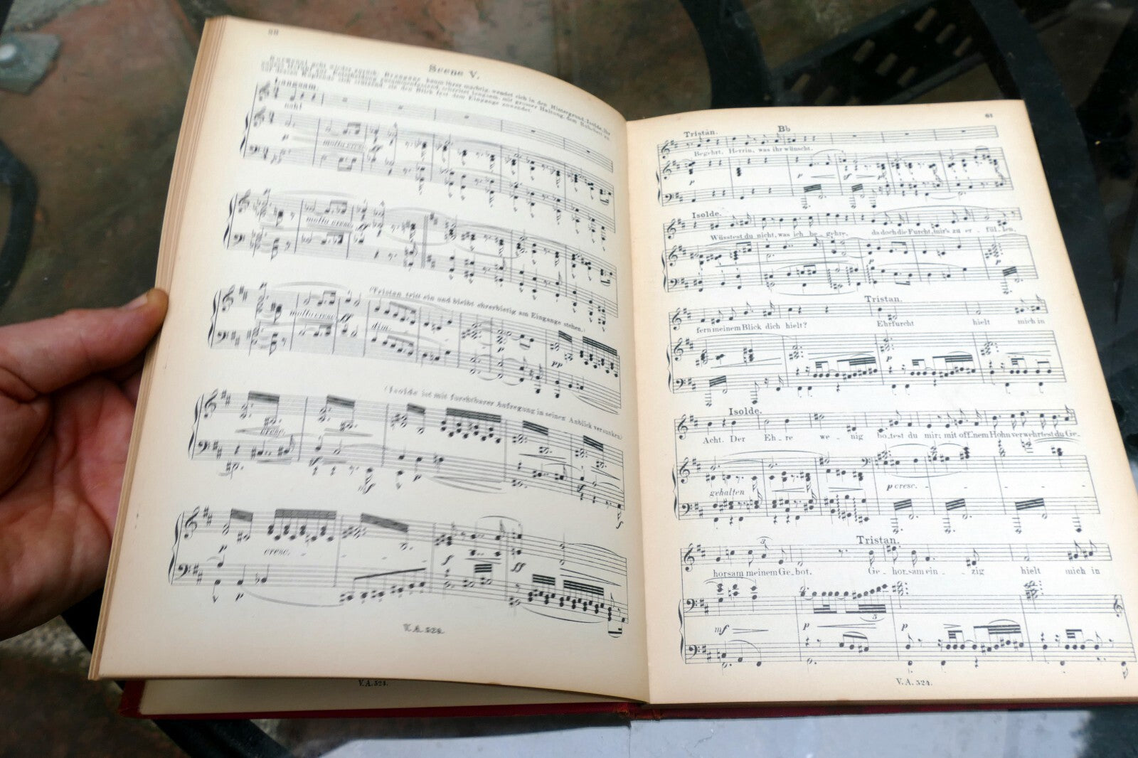Wagner Tristan und Isolde Kleinmichel  sheet music Leipzig VA 524 1900's