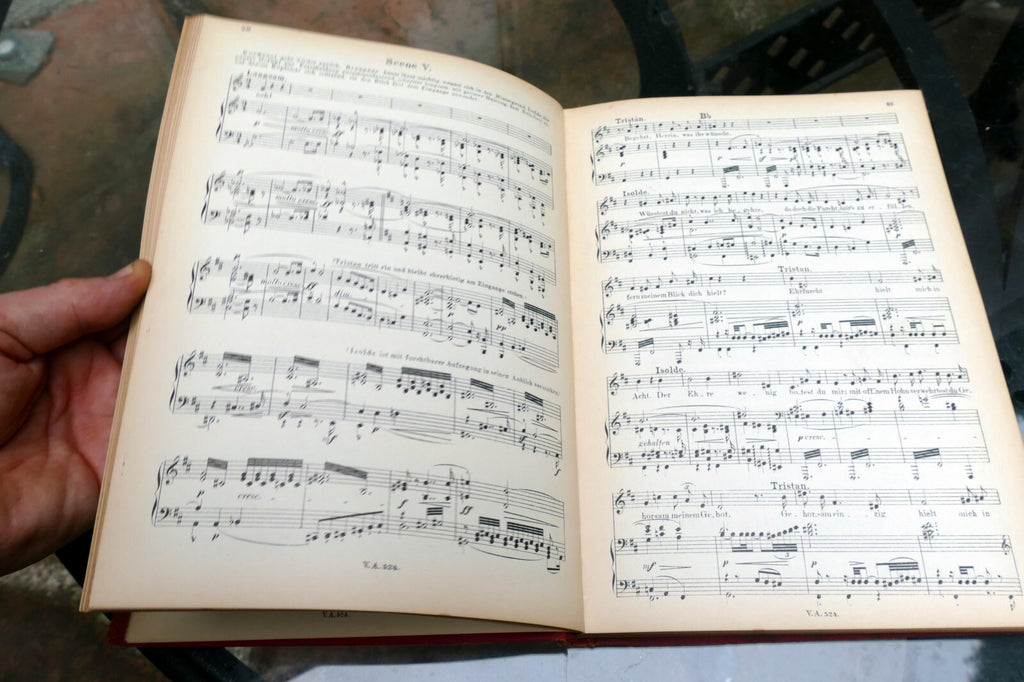 Wagner Tristan und Isolde Kleinmichel  sheet music Leipzig VA 524 1900's