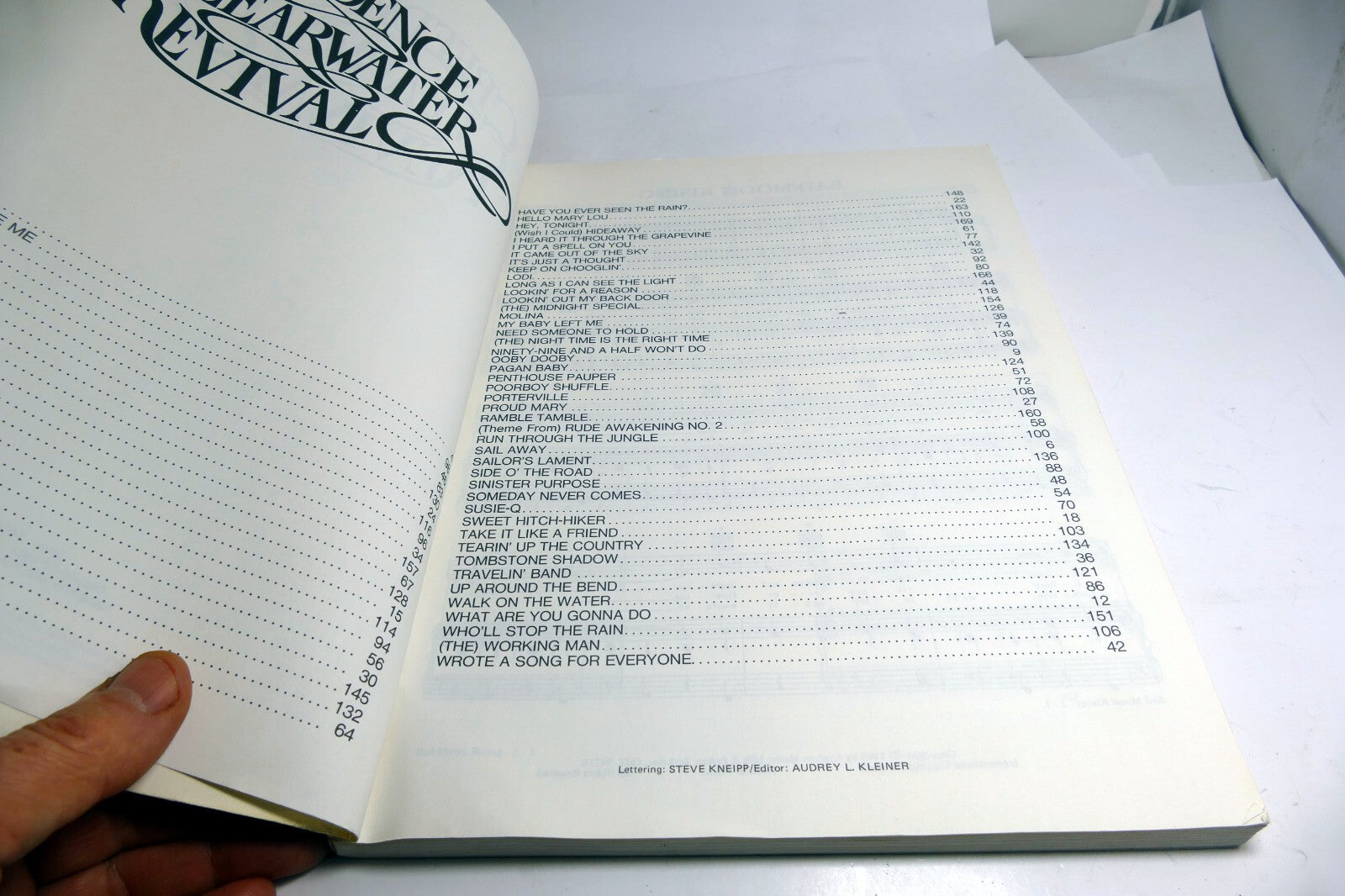 Creedence Clearwater Revival COMPLETE SONGBOOK Piano Vocal Guitar Chords 1990