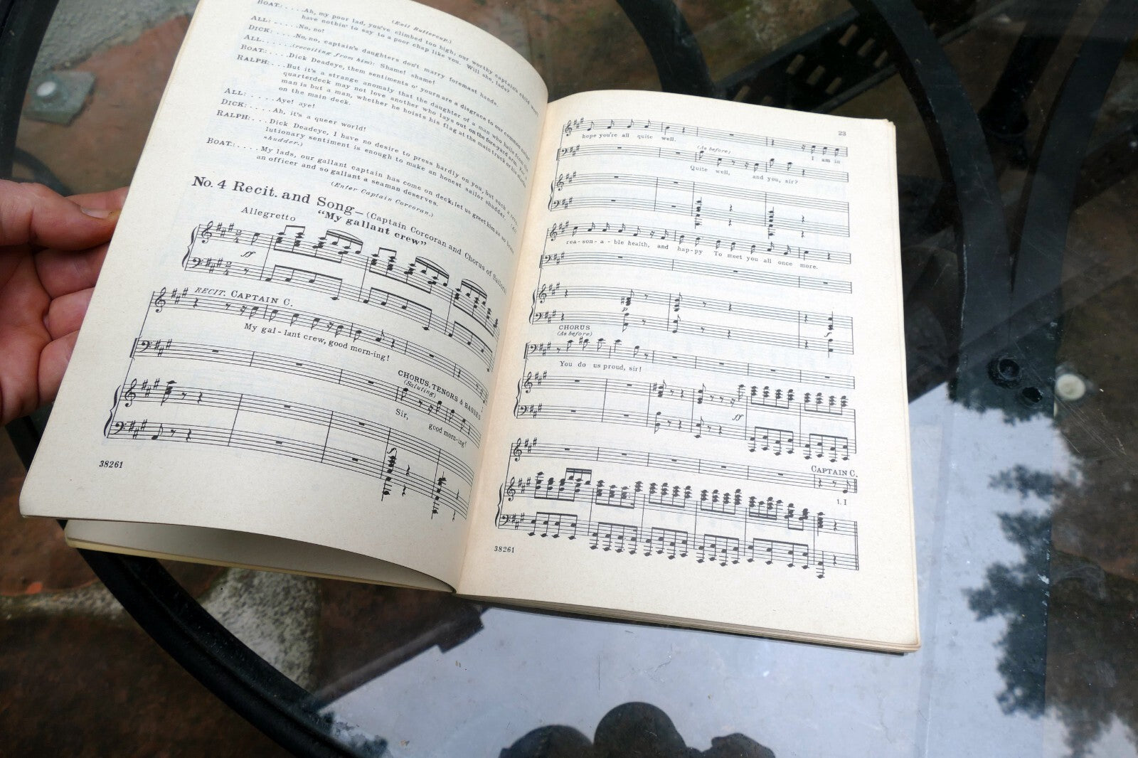 HMS Pinafore Lass That Loved Sailor Piano Sheet Music Book Arthur Sullivan 1623