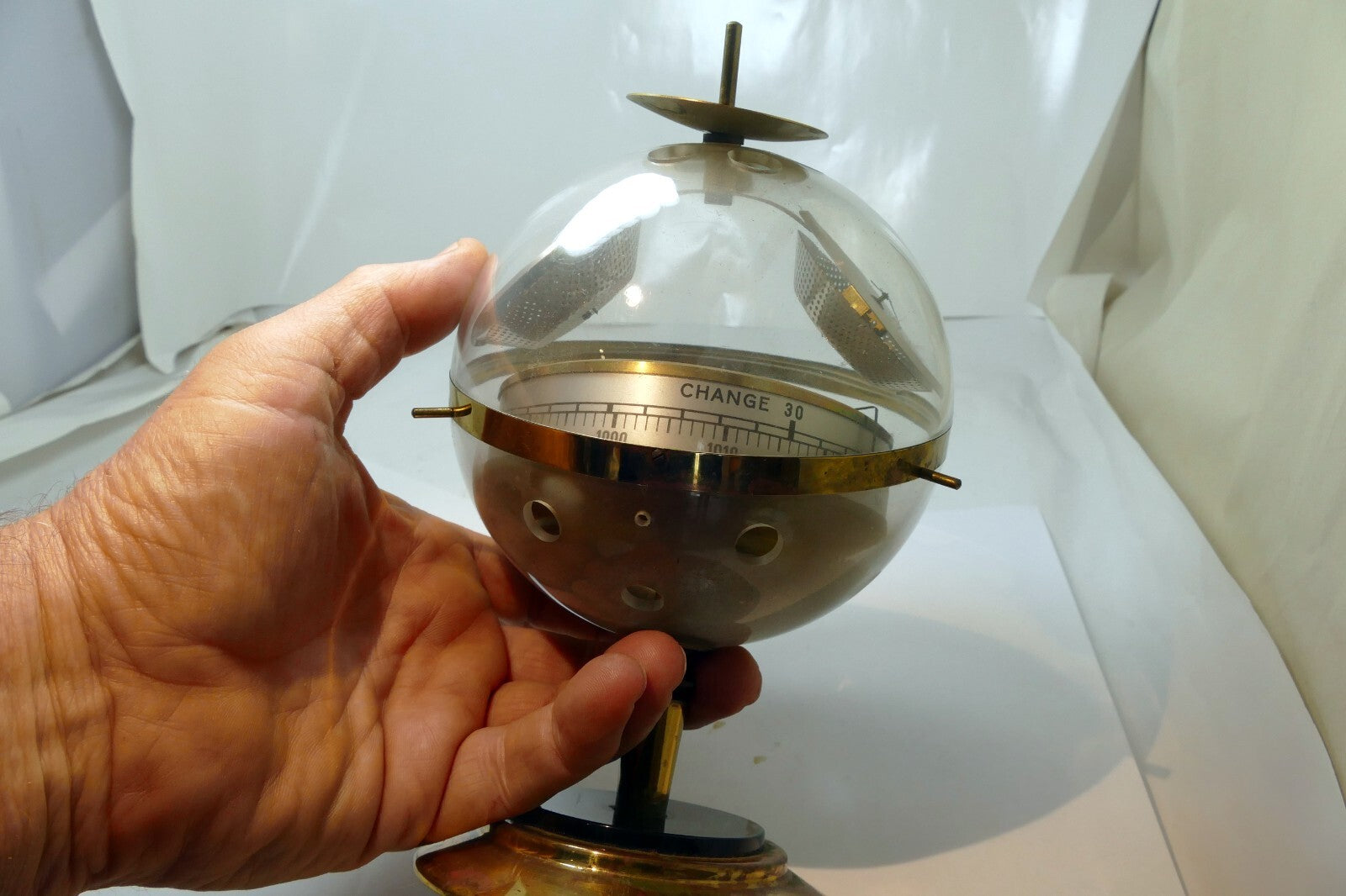 BGM Barometer Brass Sputnik West Germany