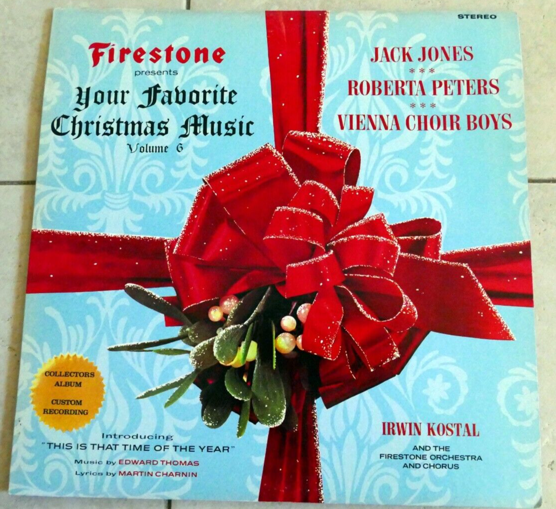 Firestone your favorite christmas music vol 6 vinyl lp 1967 slp 7014 a23