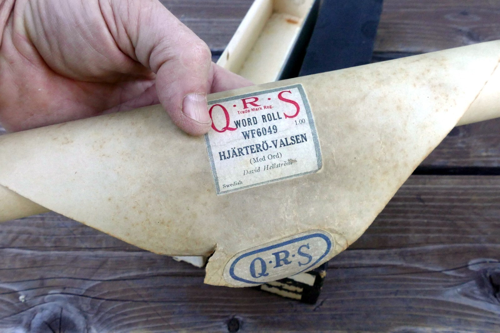 QRS Word Roll WF6049 Hjartero-Valsen David Hellstrom - AS IS