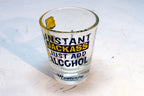 Instant JACKASS just add Alcohol Monterey California USA Shot Glass Souvenir