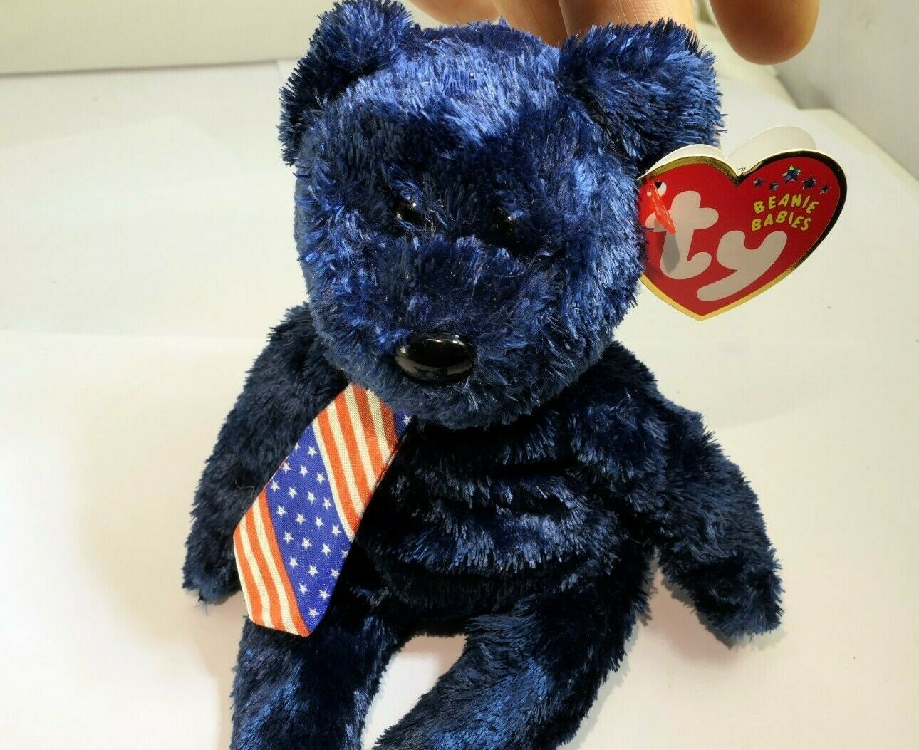 TY Beanie Babies "Pops" USA 2002 Teddy Bear 8" new with tag Daddy Father