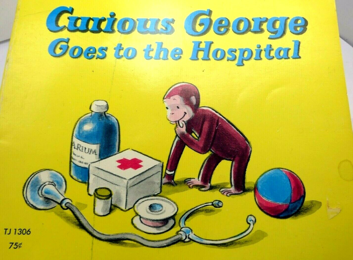 Curious george goes to the hospital by rey, h. a.; rey, margret 1971 4th print