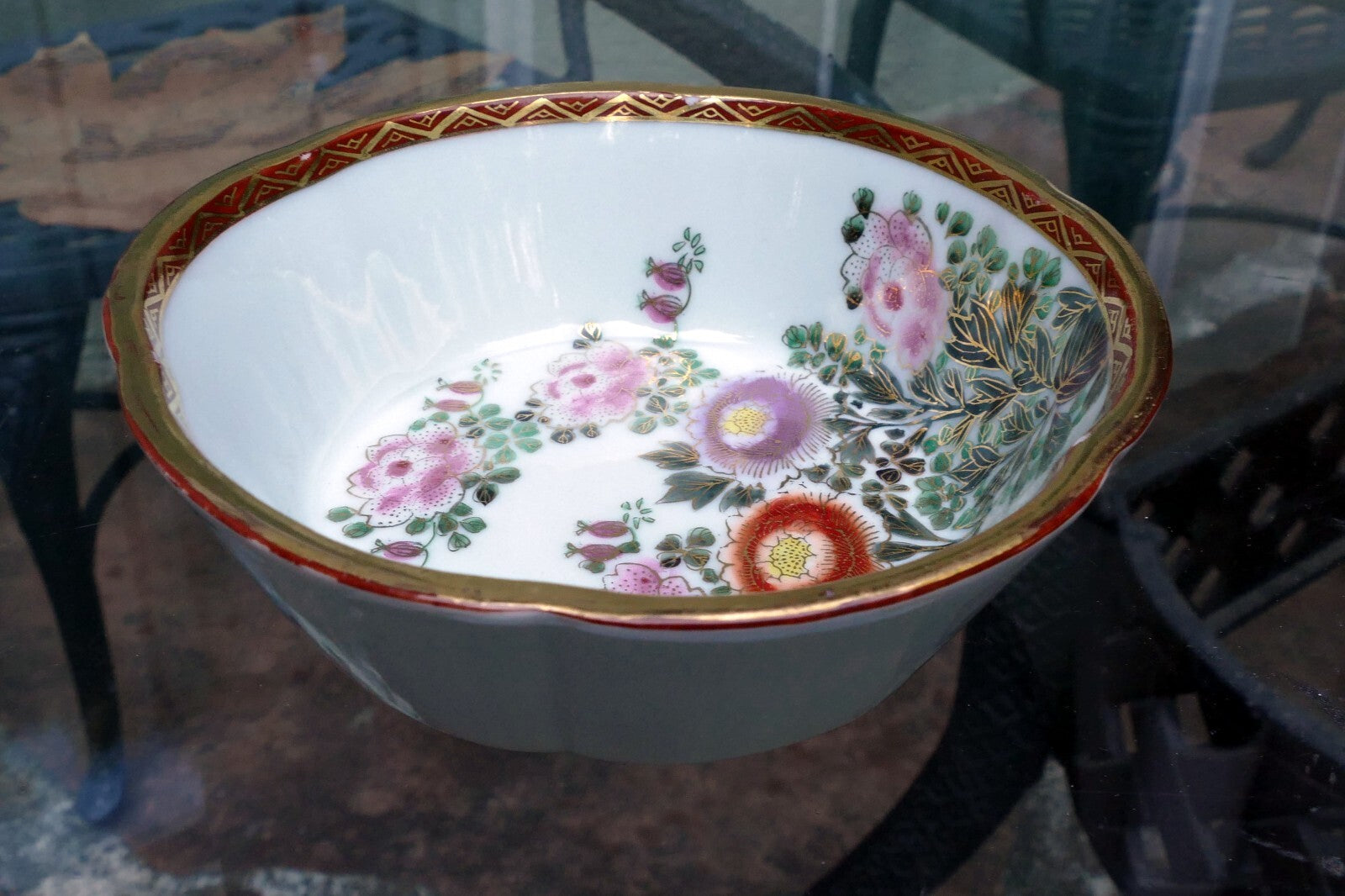 Japanese Satsuma Plate Bowl 5.5"