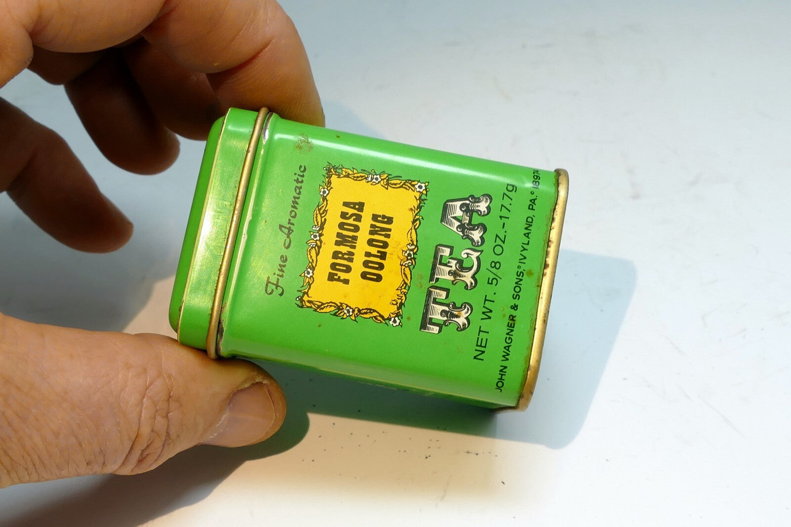 Tea Tin Formosa Oolong by John Wagner & Sons kitchen decor