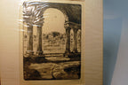 San Francisco California Signed Etching 1900's USA Limited edition
