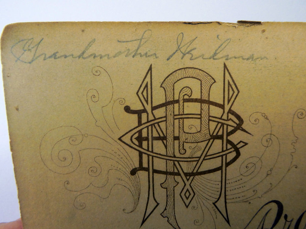 Picture of  Lady ANTIQUE Photograph 6X4" Silver Gel Print McPherson Bros. 1880