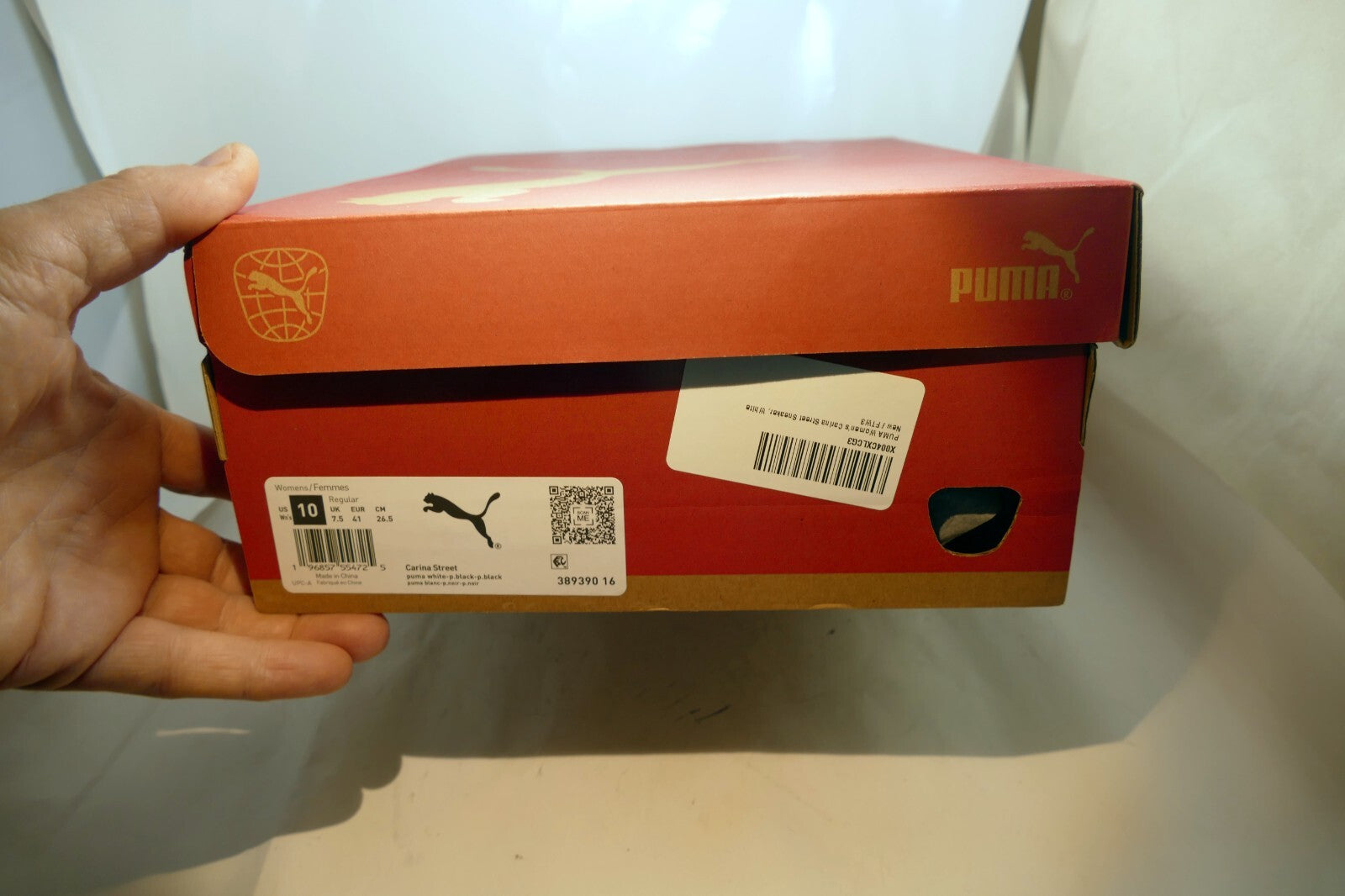 PUMA  EMPTY BOX ONLY FOR Women's 10 Carina Street White sneaker