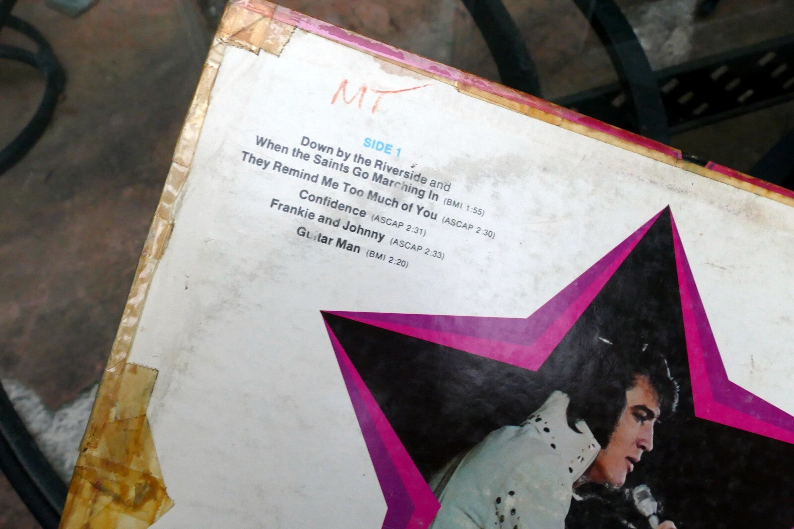1972 Elvis Presley Sings Hits From His Movies CAS-2567 - ALBUM ART COVER ONLY