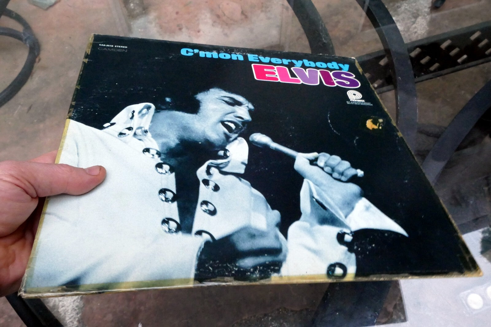 1971 Elvis Presley C'mon Everybody CAS-2518 Pickwick - ALBUM ART COVER ONLY