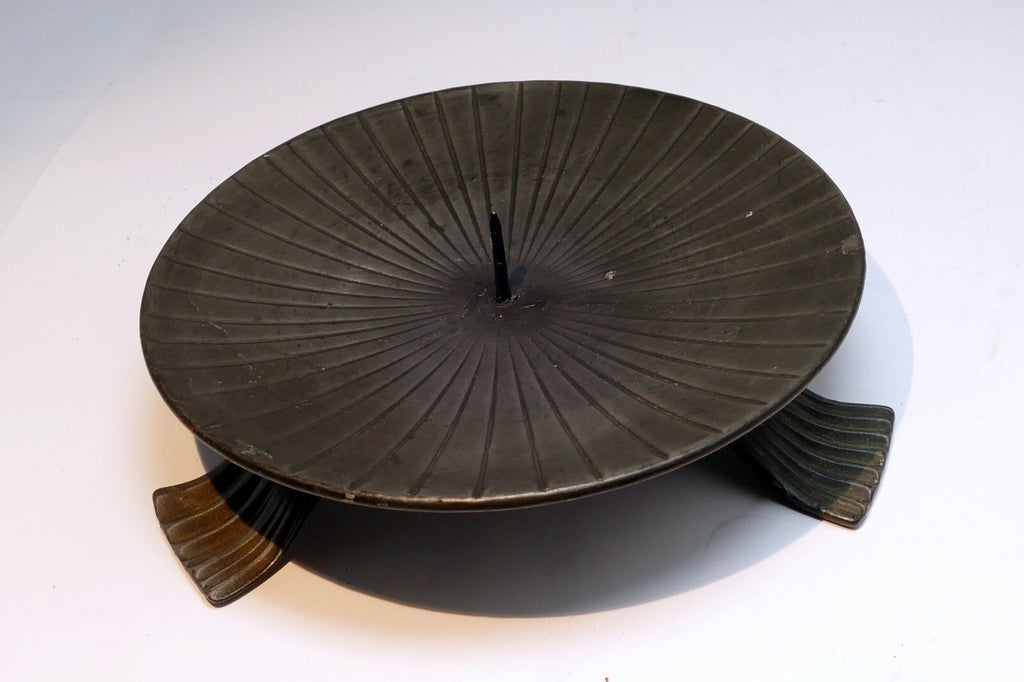 Made in austria metal candle holder 5" black votive outdoor