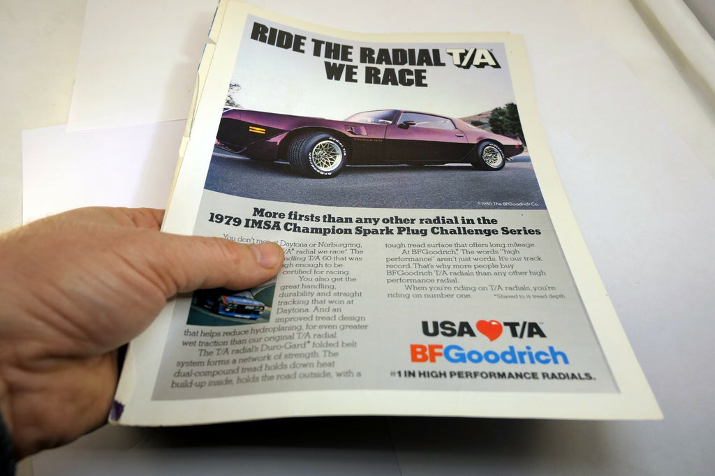 USA T/A BFGoodrich Tire Radial Magazine clipping advertisement Ad
