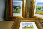Pack of 3 Italy Tuscany style prints Framed signed Dianne lot of three