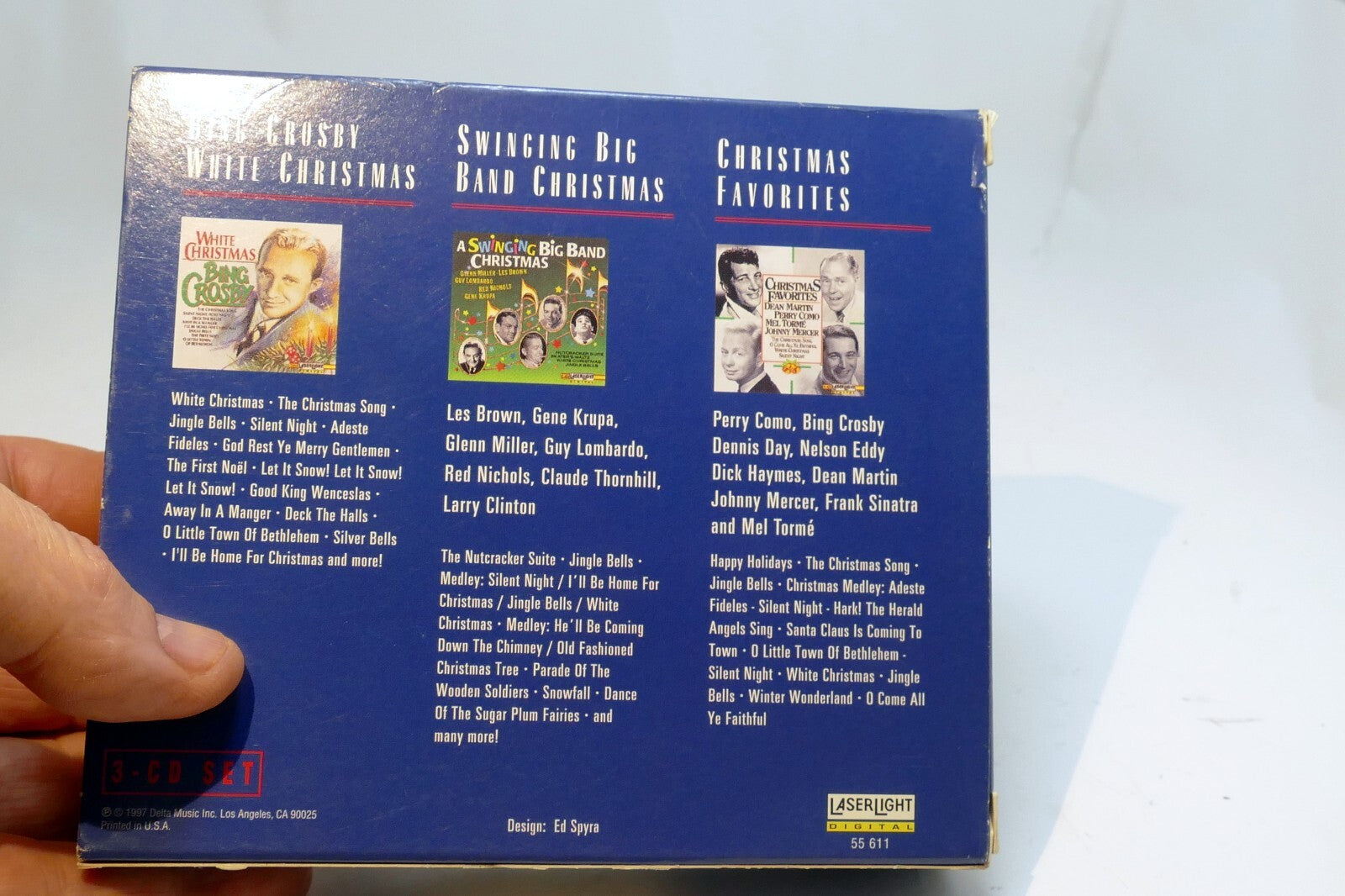 Christmas Favorites (CD, Jan-97, 3 Disc lot, ) BING CROSBY BIG BAND SET  55611