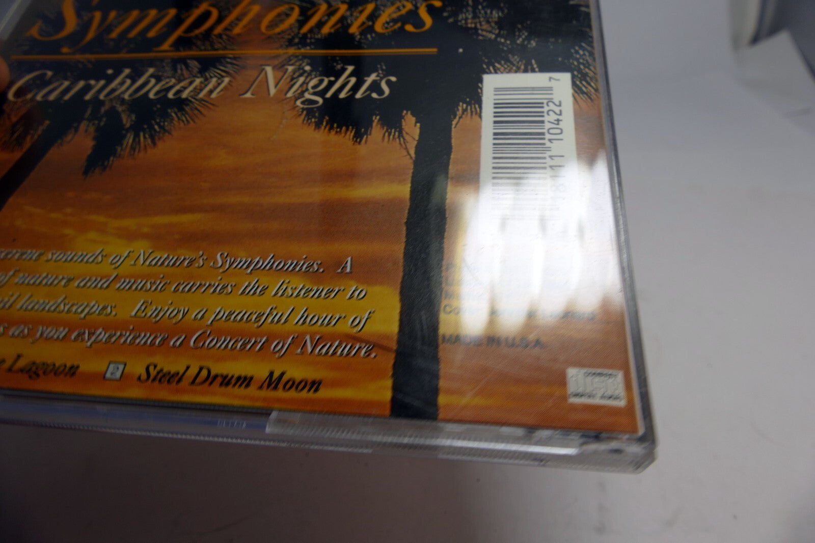 Nature's Symphonies: Caribbean Nights CD (Azure Blue Lagoon, Steel Drum Moom)
