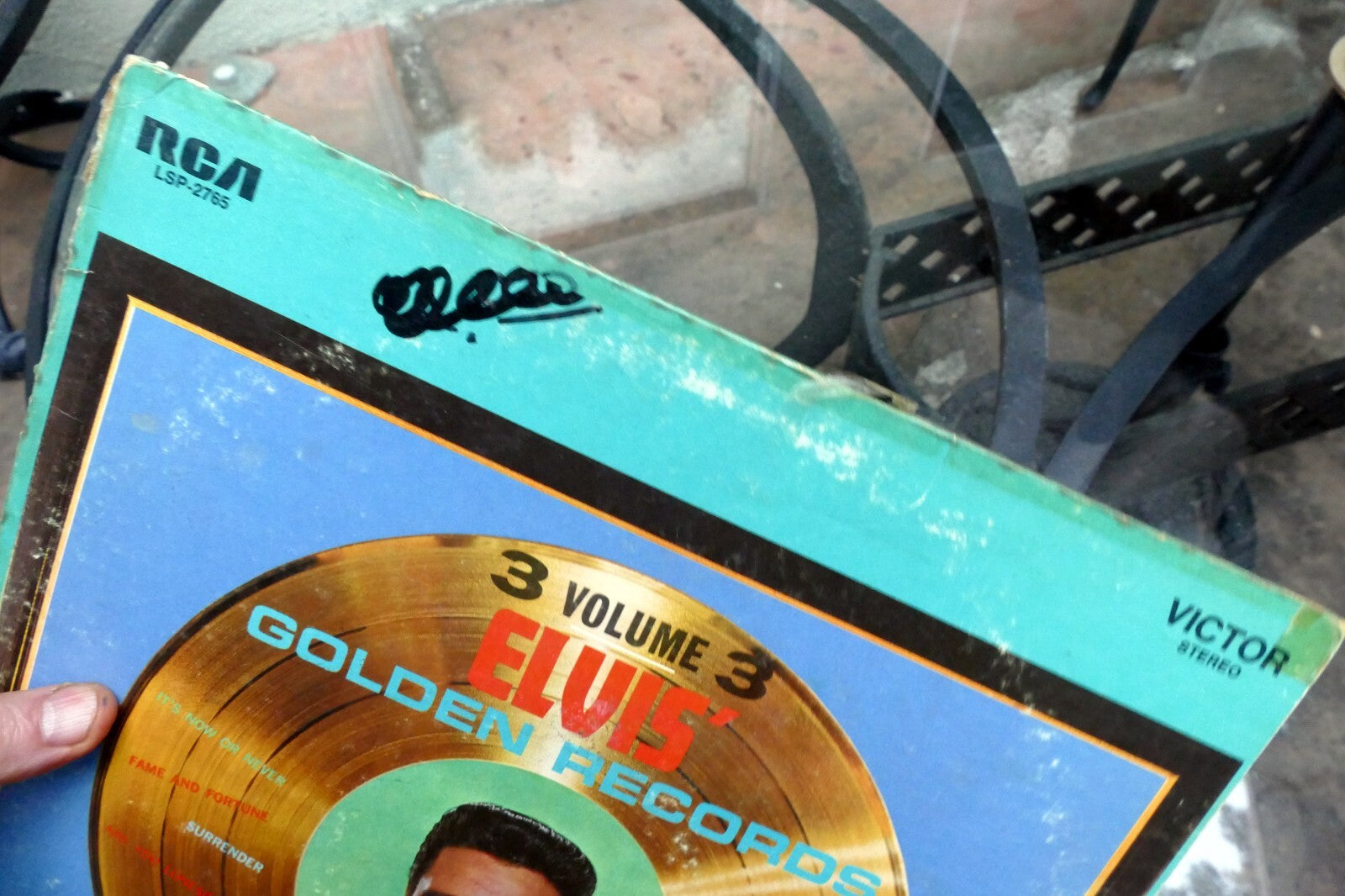 1962 Elvis Presley Golden Records Volume 3 RCA LSP-2765 - ALBUM ART COVER ONLY