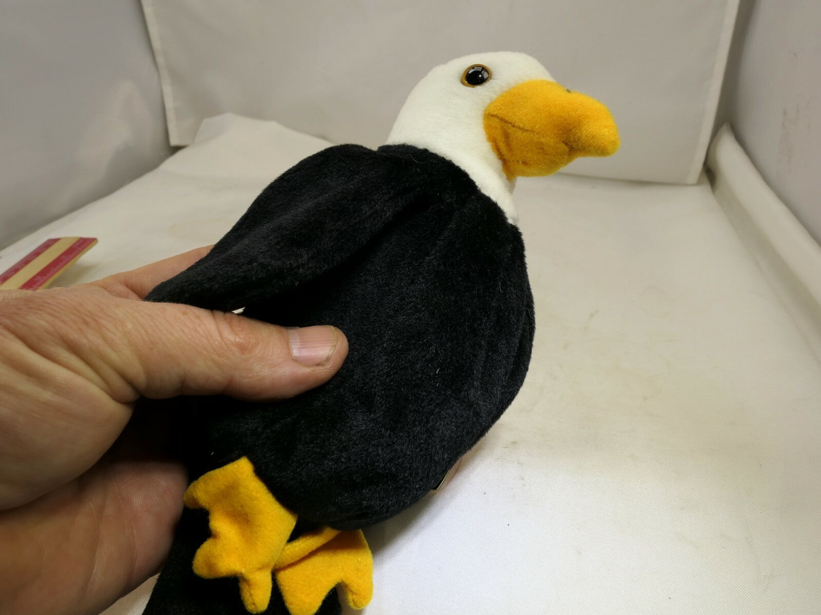 TY Beanie Baby Baldy Rare/Retired 1996 plush toy collection Bold Eagle USA