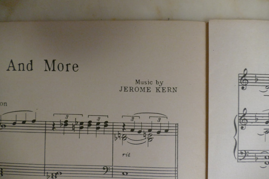 More And More 1944 by Jerome Kern and E. Y. Harburg from "Can't Help Singing"