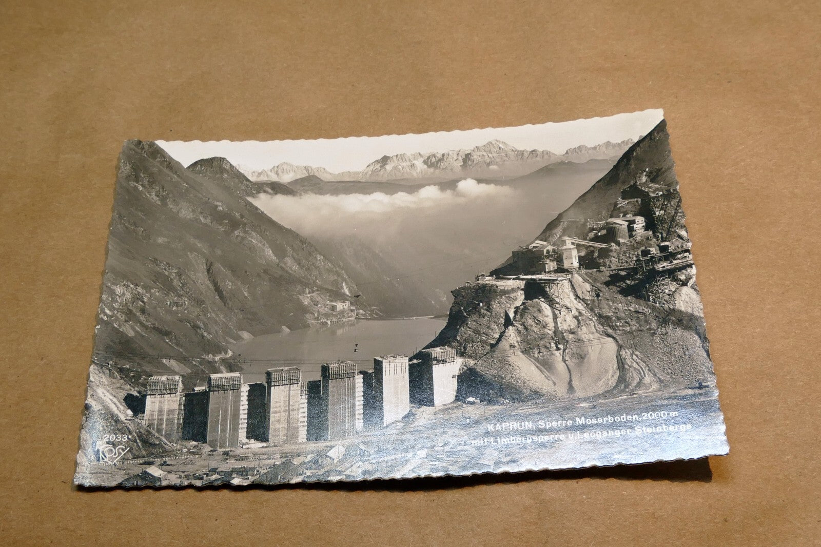 Kaprun Sparre Moserboden  Austria postcard 1940's  - unposted