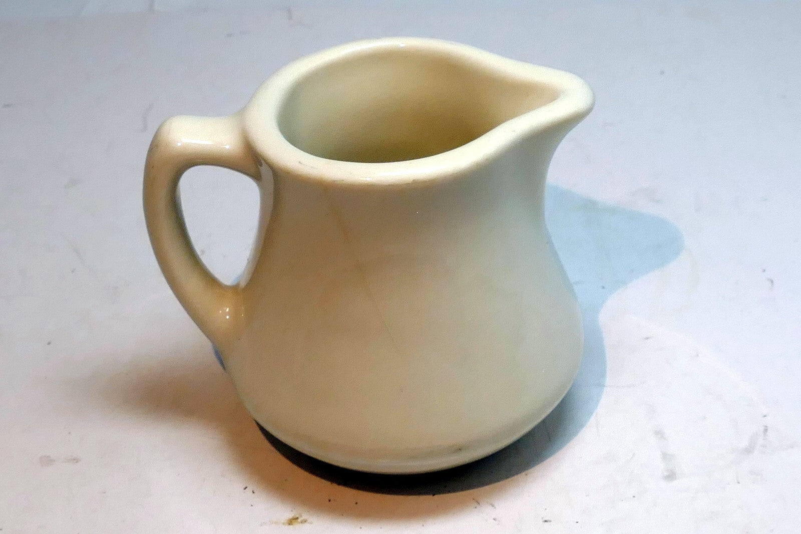 Bailey Walker Vitrified China Pottery Water Milk Pitcher   Bedford Oh small 3"