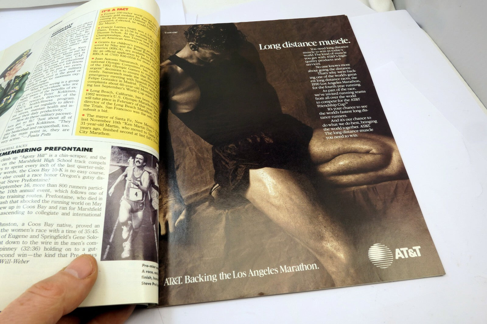 Runner's World  Magazine February 1990 "End Knee pain Forever" 8 Steps how to