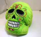 Skull guard plush toy day of the dead mexico 6"