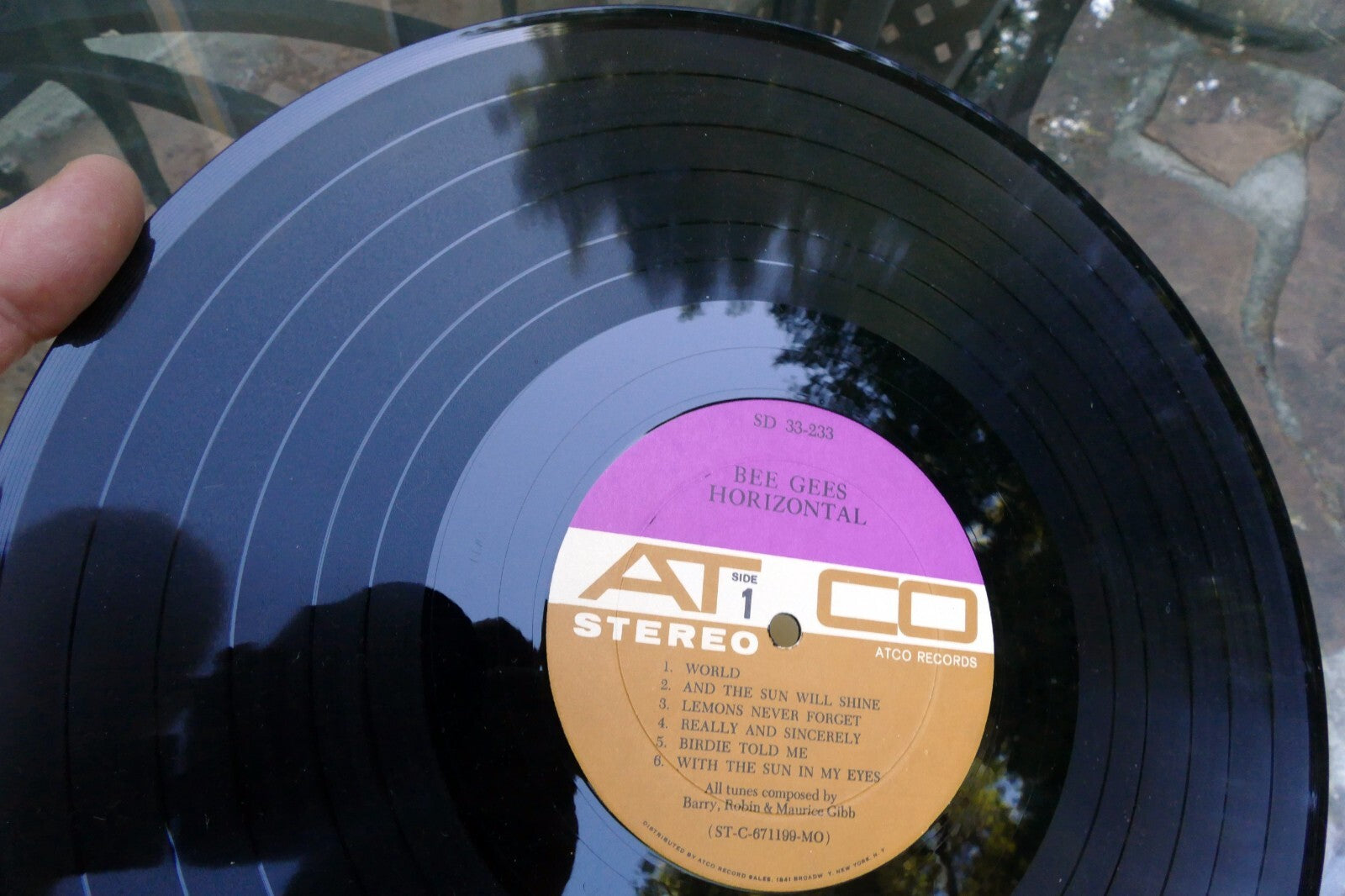 BEE GEES Horizontal LP 1968 ATCO SD 33-233 Vinyl LP Record -R36 VG