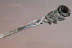 Silver Plate  Antico 100 Tea Spoon Silverware rose design floral