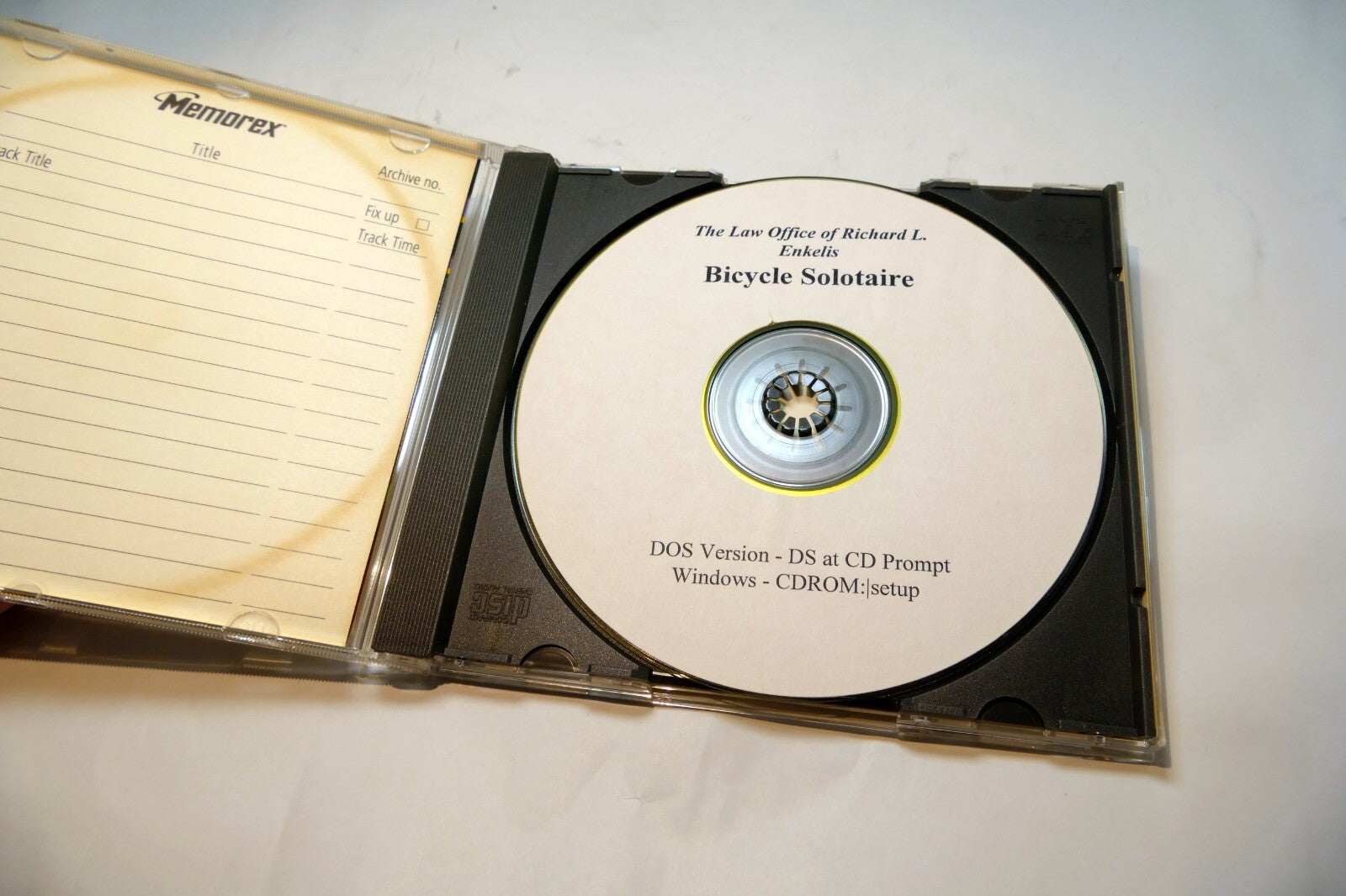 BICYCLE SOLITAIRE CD Rom  Windows 3.1