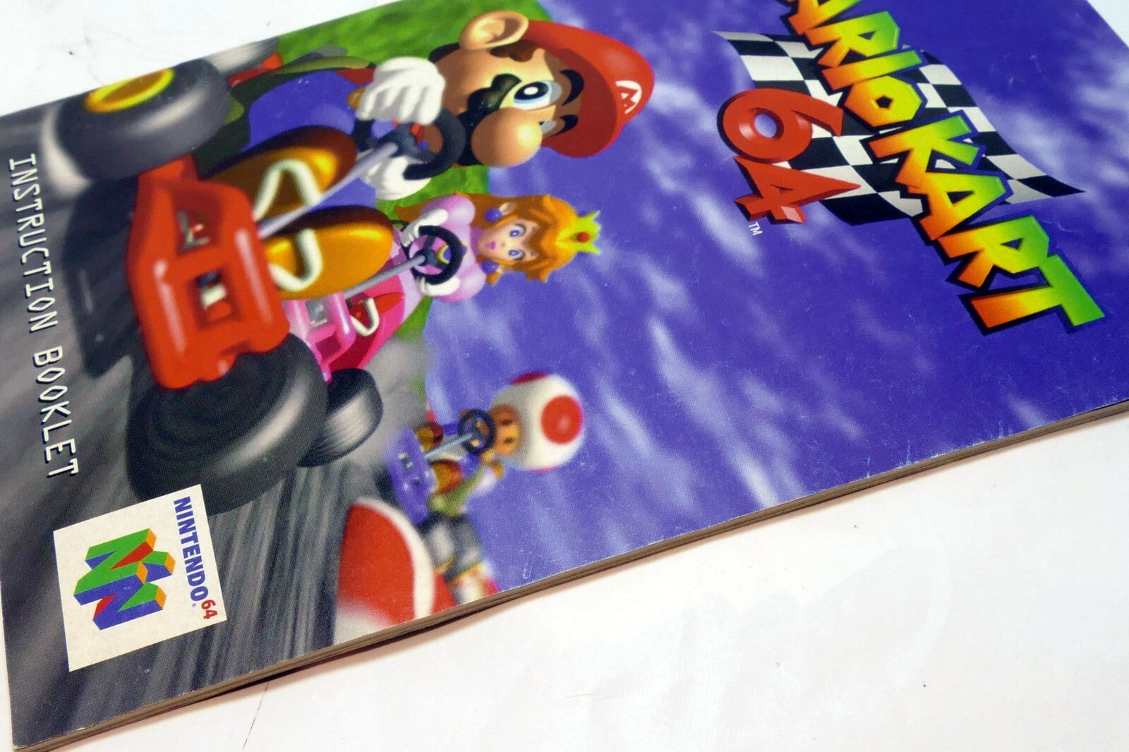 Mario Kart 64 Nintendo Player's Guide instruction manual book NO Bumper Stickers
