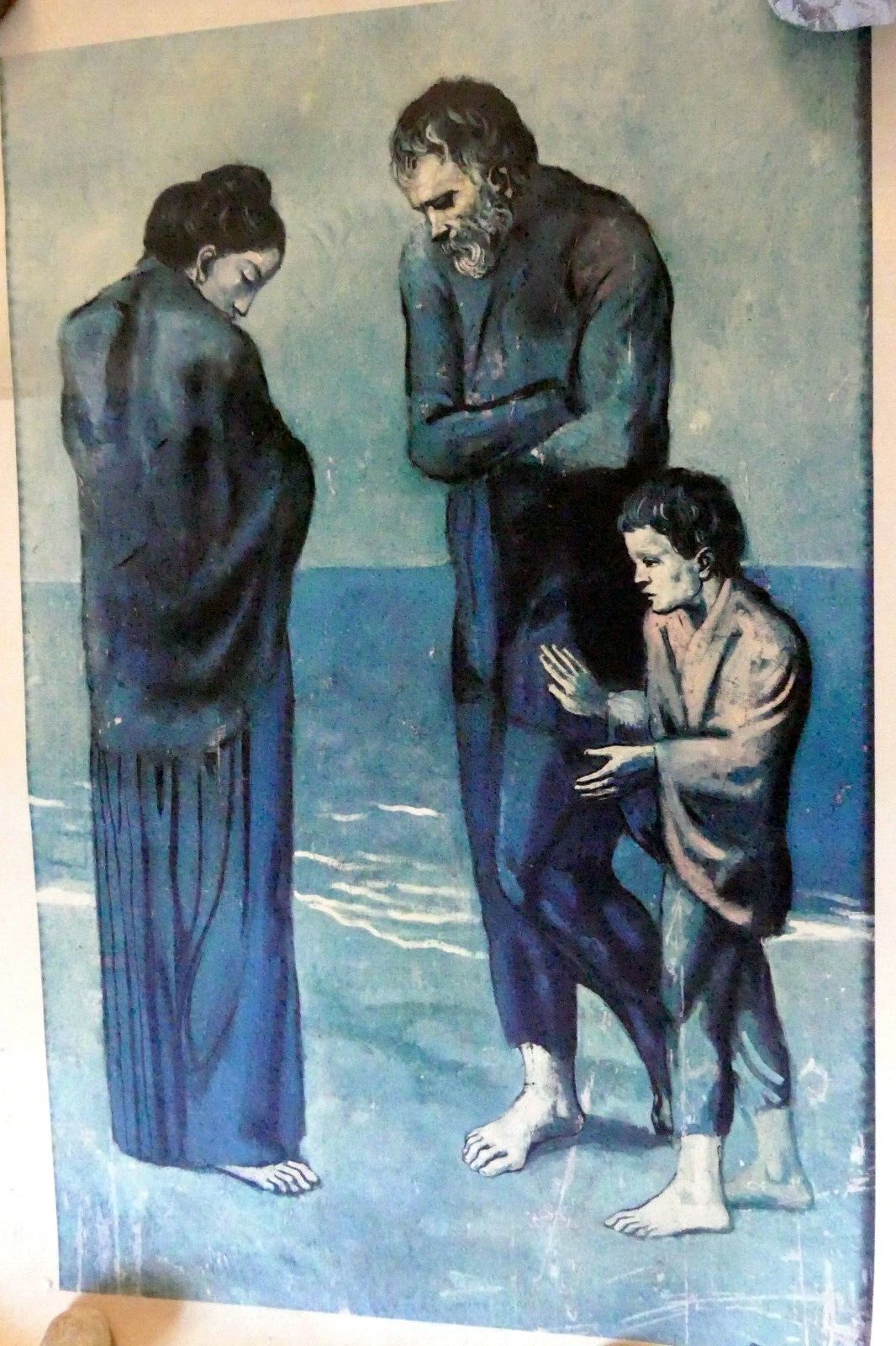 Pablo picasso 1960 g 613 "the tragedy" poster shorewood press spadem vintage