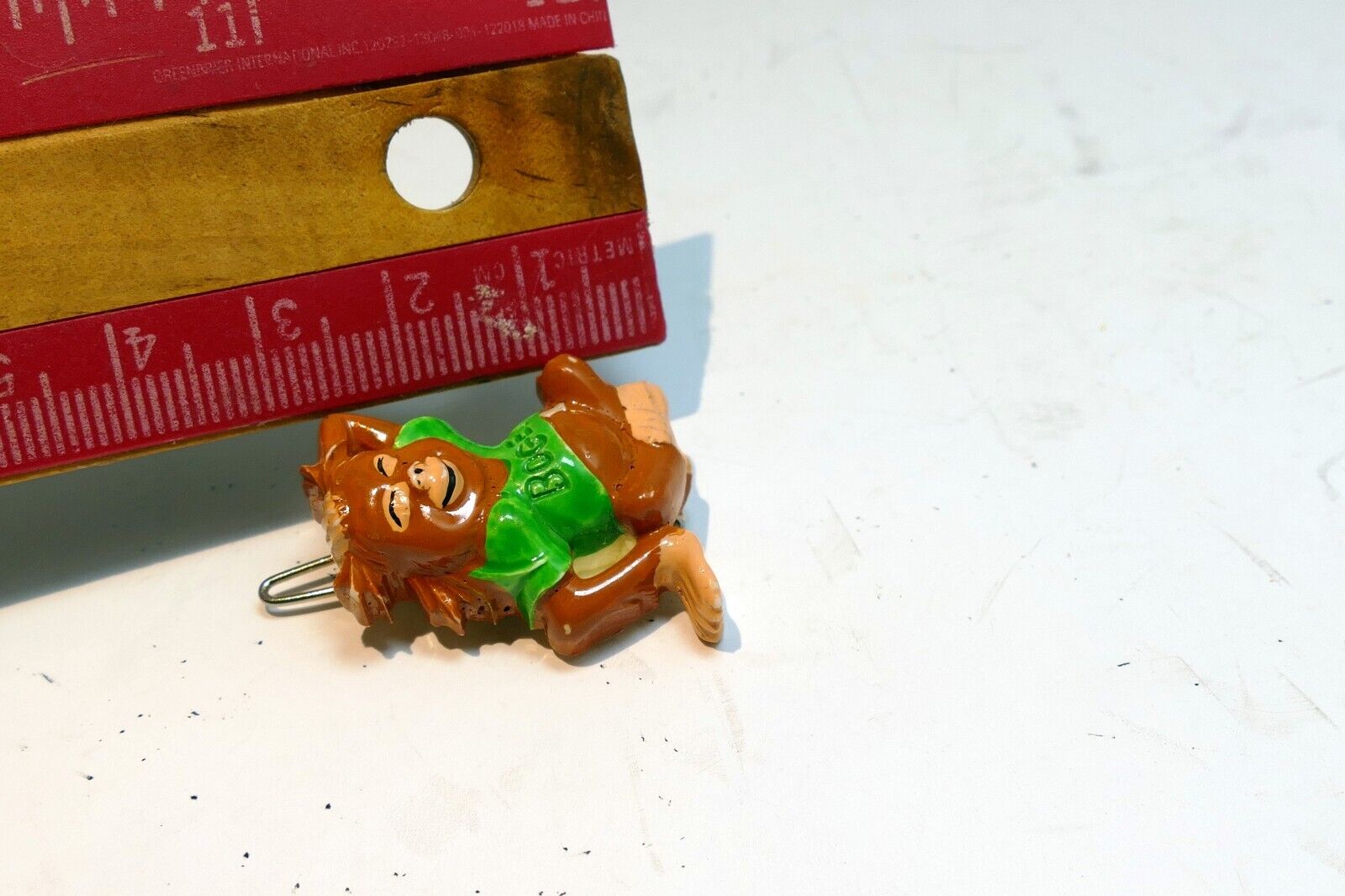 "Bogey" MONKEY GIRL PIn Hair Clip Accessory vintage 1981
