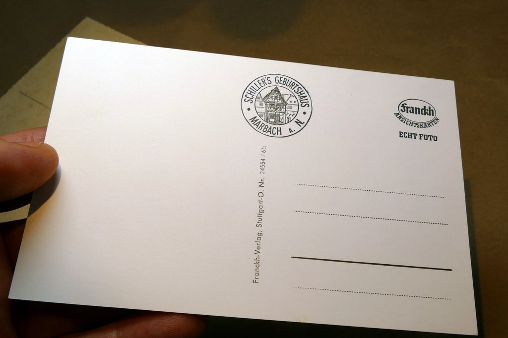 Germany Austria Unposted Postcard Lot pack of 2 Marback Schiller Slazburg