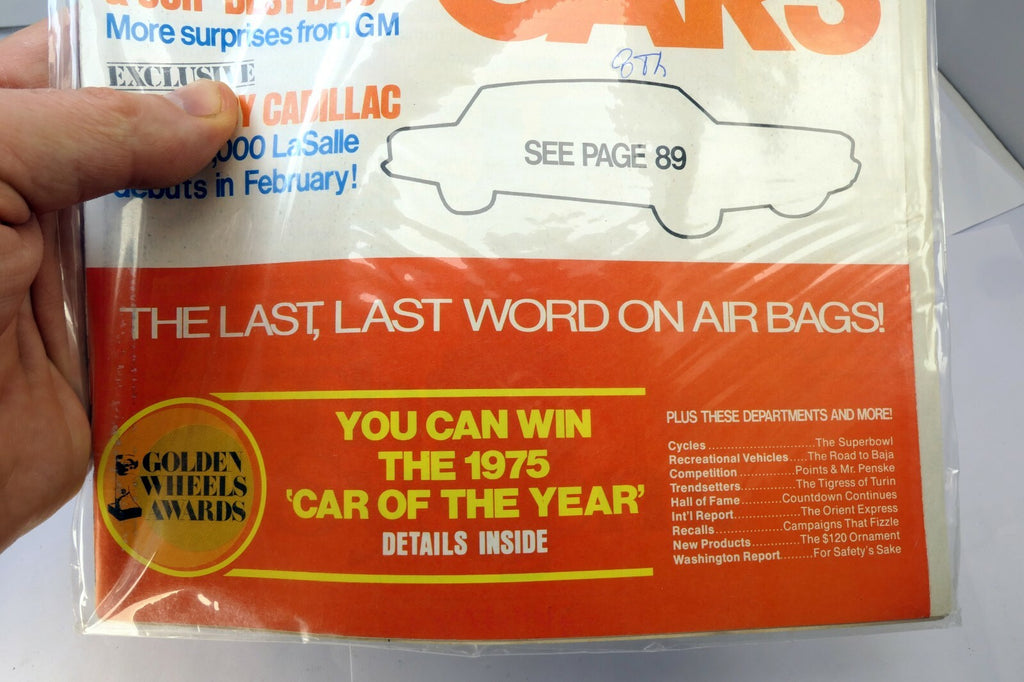 Motor Trend Magazine October 1974 Big Four Preview Baby Cadillac LaSalle