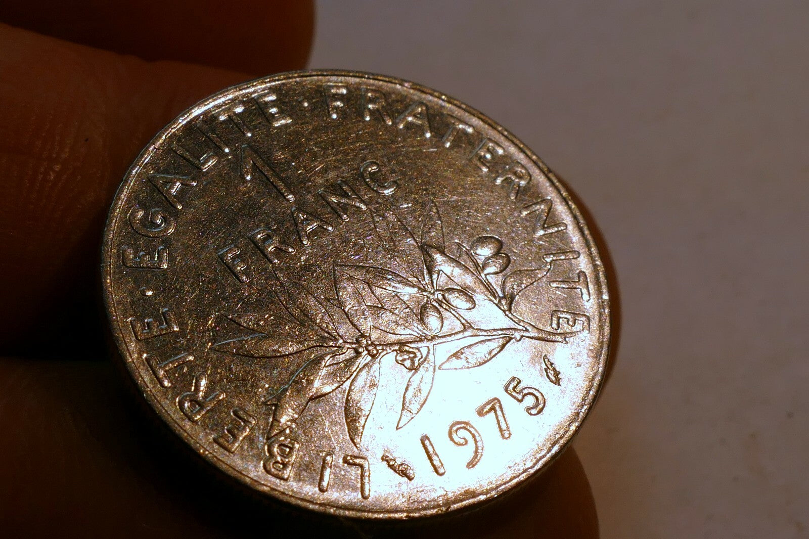 Republique Francais  1 Franc 1975 coin France
