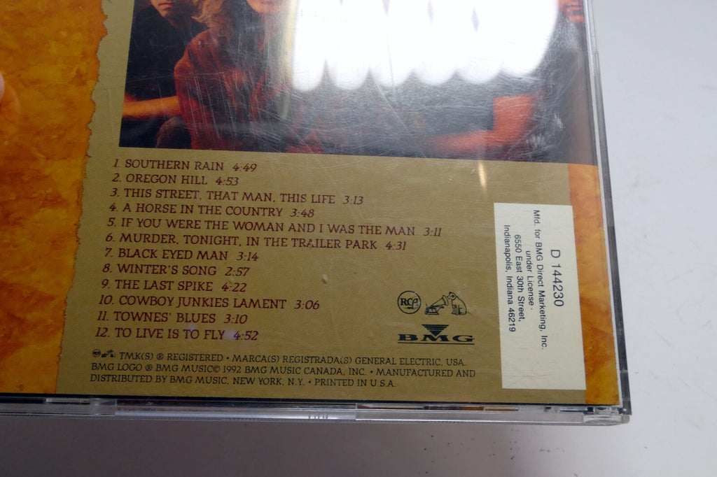 Black Eyed Man - Audio CD By Cowboy Junkies RCA 07863 61049-2 - VERY GOOD