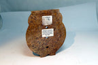 OWL bird Soapstone Carved Trinket Dish  Box 4X5" stone hand carved
