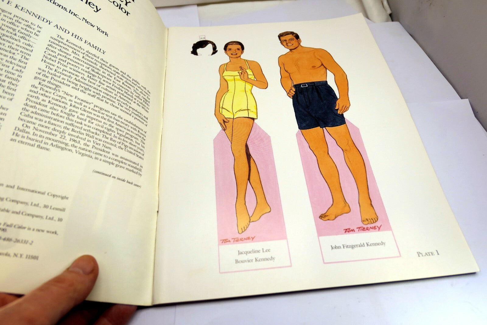 Dover President Paper Dolls: John F. Kennedy and His Family Paper Dolls Tierney