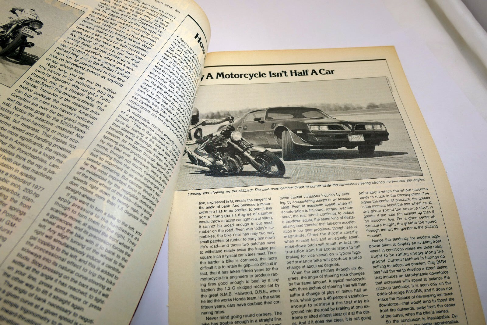 Pontiac Firebird 1977 Car & Driver  Magazine clipping advertisement Ad
