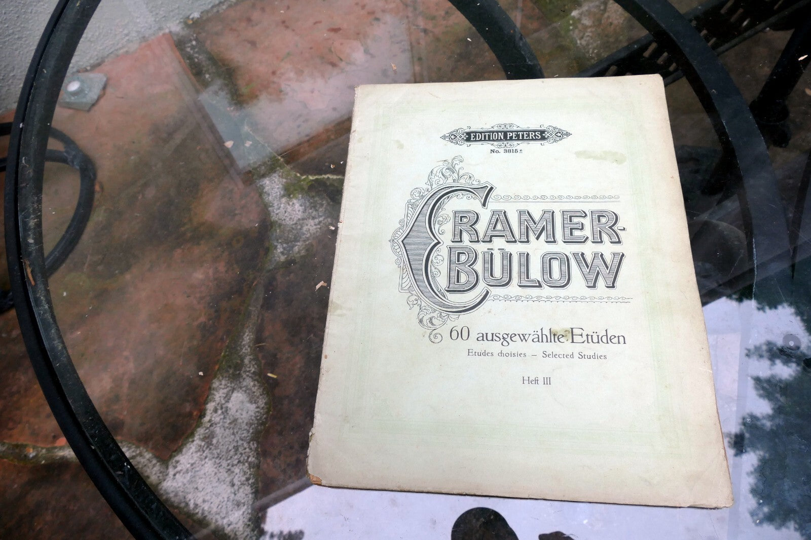Cramer-Bülow 60 ausgewählte Etuden choisies Sheet Music 1900 Heft III