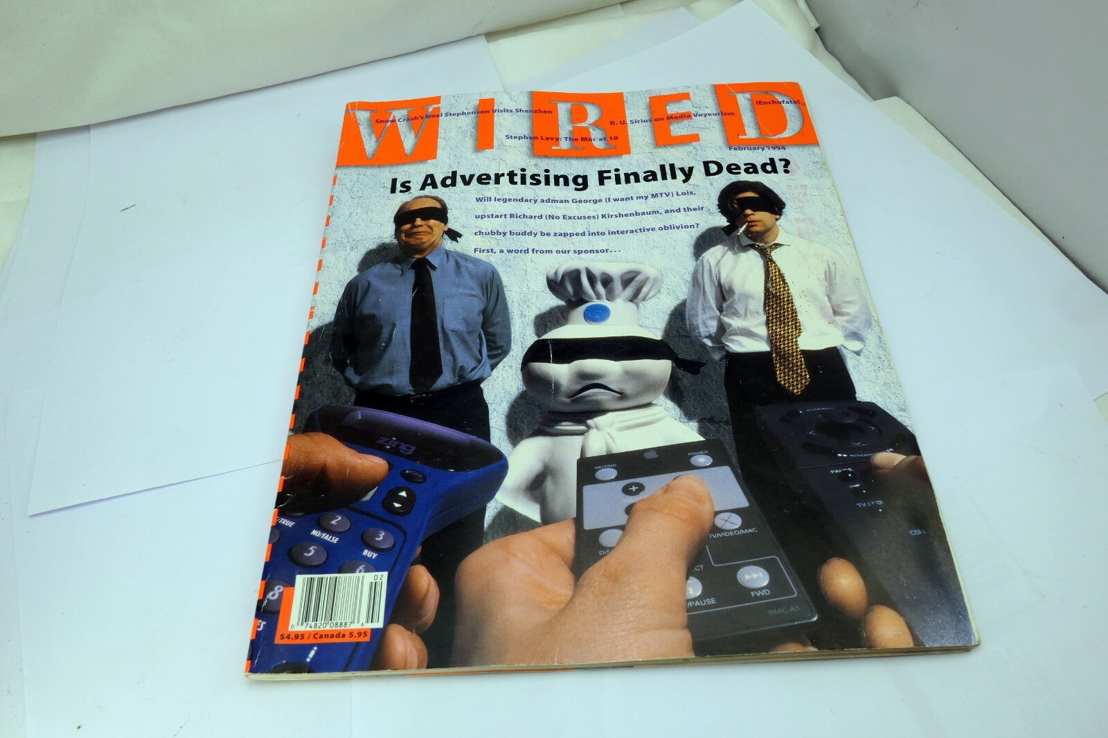 WIRED MAGAZINE February 2016 " Is advertising Dead?" 
